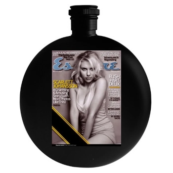 Scarlett Johansson Round Flask