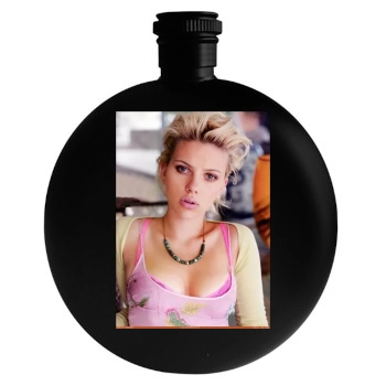 Scarlett Johansson Round Flask