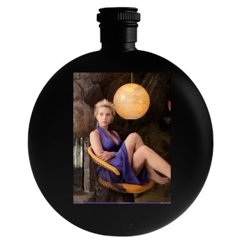 Scarlett Johansson Round Flask