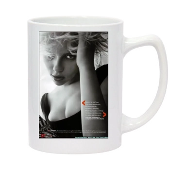 Scarlett Johansson 14oz White Statesman Mug