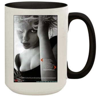 Scarlett Johansson 15oz Colored Inner & Handle Mug