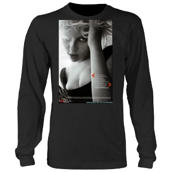 Scarlett Johansson Men's Heavy Long Sleeve TShirt