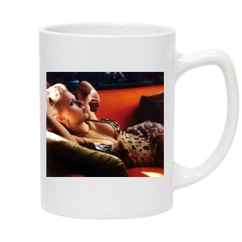 Scarlett Johansson 14oz White Statesman Mug