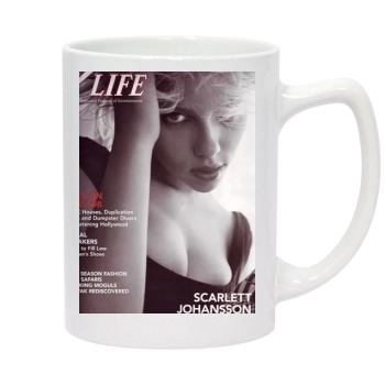 Scarlett Johansson 14oz White Statesman Mug