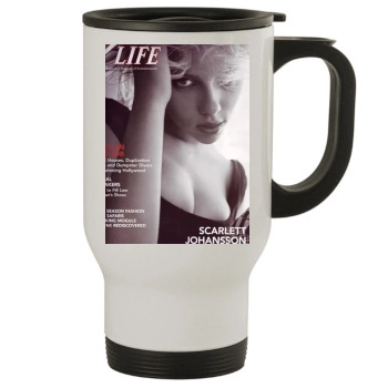 Scarlett Johansson Stainless Steel Travel Mug