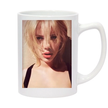 Scarlett Johansson 14oz White Statesman Mug