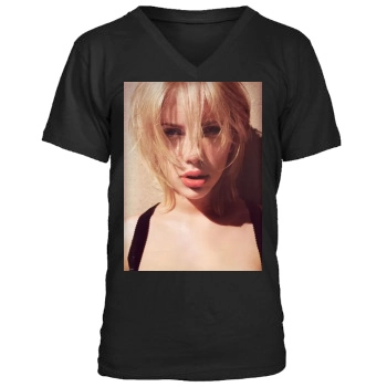 Scarlett Johansson Men's V-Neck T-Shirt