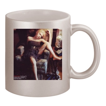 Scarlett Johansson 11oz Metallic Silver Mug