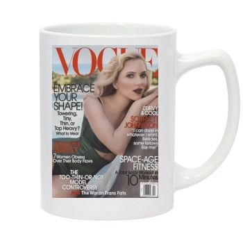 Scarlett Johansson 14oz White Statesman Mug