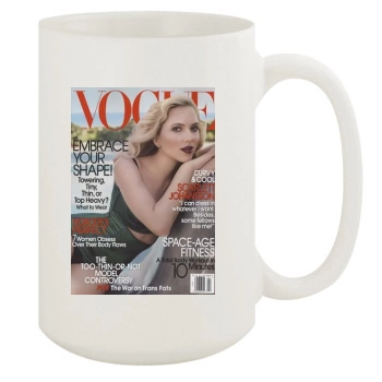 Scarlett Johansson 15oz White Mug