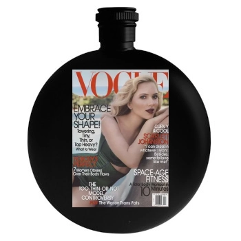 Scarlett Johansson Round Flask