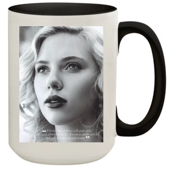 Scarlett Johansson 15oz Colored Inner & Handle Mug