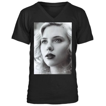 Scarlett Johansson Men's V-Neck T-Shirt