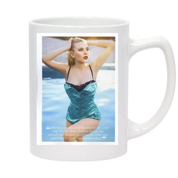 Scarlett Johansson 14oz White Statesman Mug