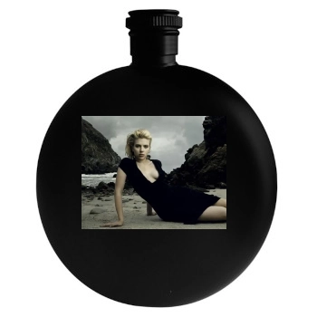 Scarlett Johansson Round Flask