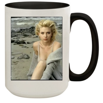 Scarlett Johansson 15oz Colored Inner & Handle Mug