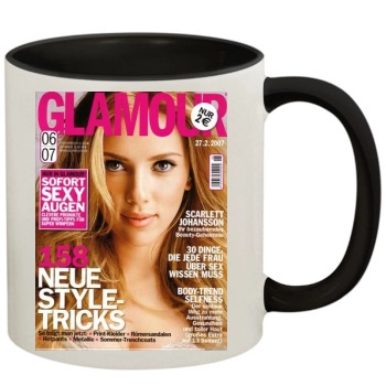 Scarlett Johansson 11oz Colored Inner & Handle Mug