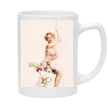 Scarlett Johansson 14oz White Statesman Mug