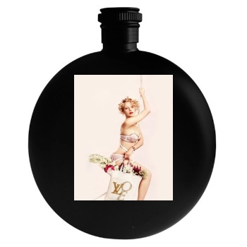 Scarlett Johansson Round Flask