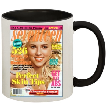 Scarlett Johansson 11oz Colored Inner & Handle Mug