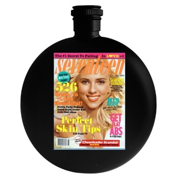 Scarlett Johansson Round Flask