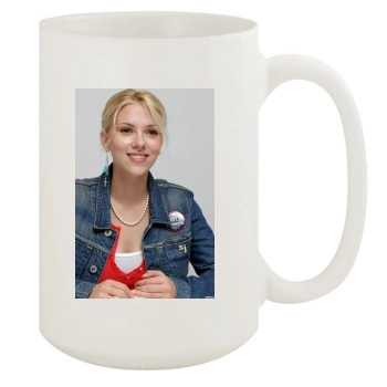 Scarlett Johansson 15oz White Mug