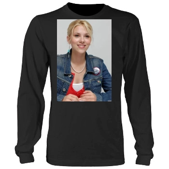 Scarlett Johansson Men's Heavy Long Sleeve TShirt