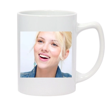 Scarlett Johansson 14oz White Statesman Mug