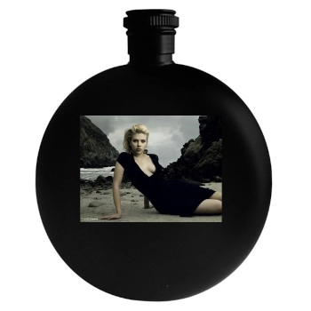 Scarlett Johansson Round Flask