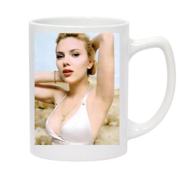 Scarlett Johansson 14oz White Statesman Mug