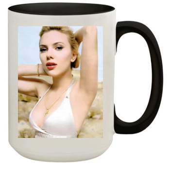 Scarlett Johansson 15oz Colored Inner & Handle Mug