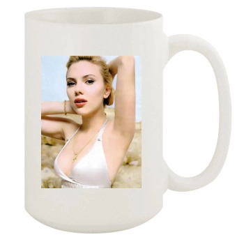 Scarlett Johansson 15oz White Mug