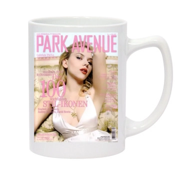 Scarlett Johansson 14oz White Statesman Mug