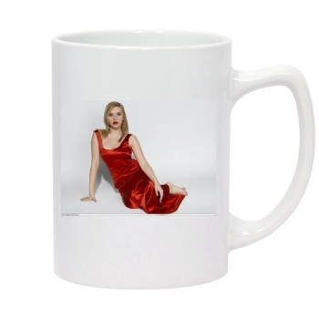 Scarlett Johansson 14oz White Statesman Mug