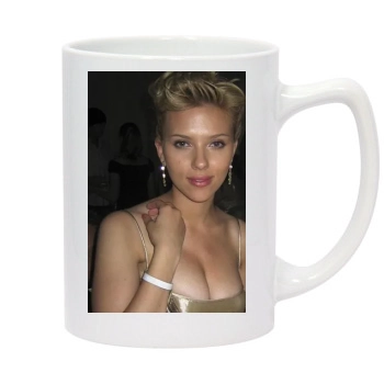 Scarlett Johansson 14oz White Statesman Mug