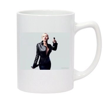 Scarlett Johansson 14oz White Statesman Mug