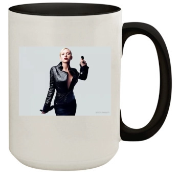 Scarlett Johansson 15oz Colored Inner & Handle Mug