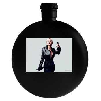 Scarlett Johansson Round Flask