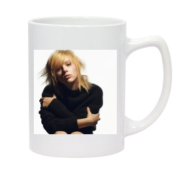 Scarlett Johansson 14oz White Statesman Mug