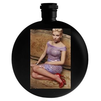 Scarlett Johansson Round Flask