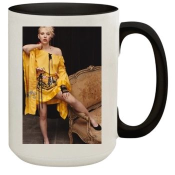 Scarlett Johansson 15oz Colored Inner & Handle Mug