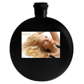 Scarlett Johansson Round Flask