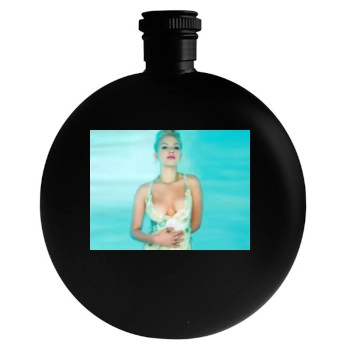 Scarlett Johansson Round Flask