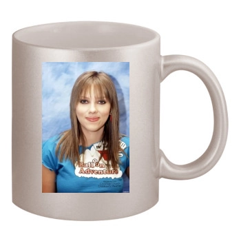 Scarlett Johansson 11oz Metallic Silver Mug