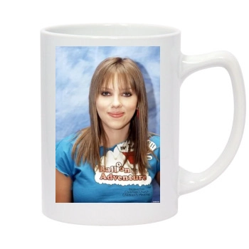 Scarlett Johansson 14oz White Statesman Mug