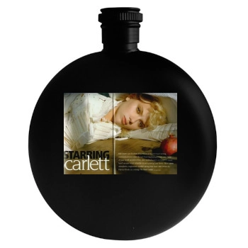 Scarlett Johansson Round Flask