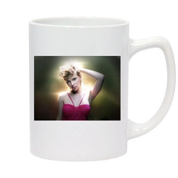 Scarlett Johansson 14oz White Statesman Mug