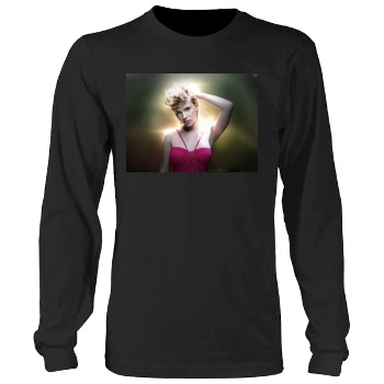 Scarlett Johansson Men's Heavy Long Sleeve TShirt