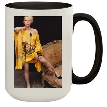 Scarlett Johansson 15oz Colored Inner & Handle Mug