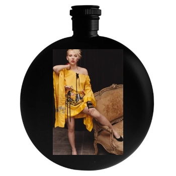 Scarlett Johansson Round Flask